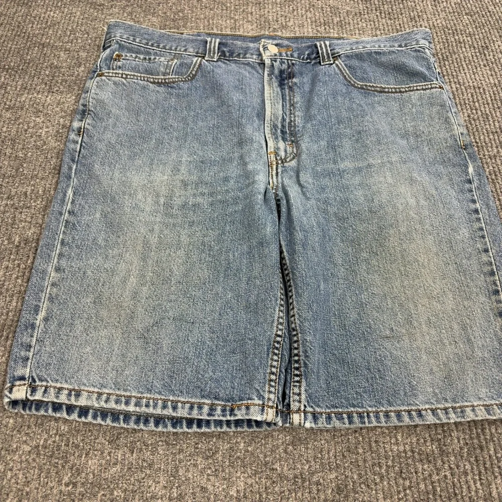 Levis 505 Denim Shorts Mens‎ 38 Blue Cotton Regular Fit Casual Summer Streetwear